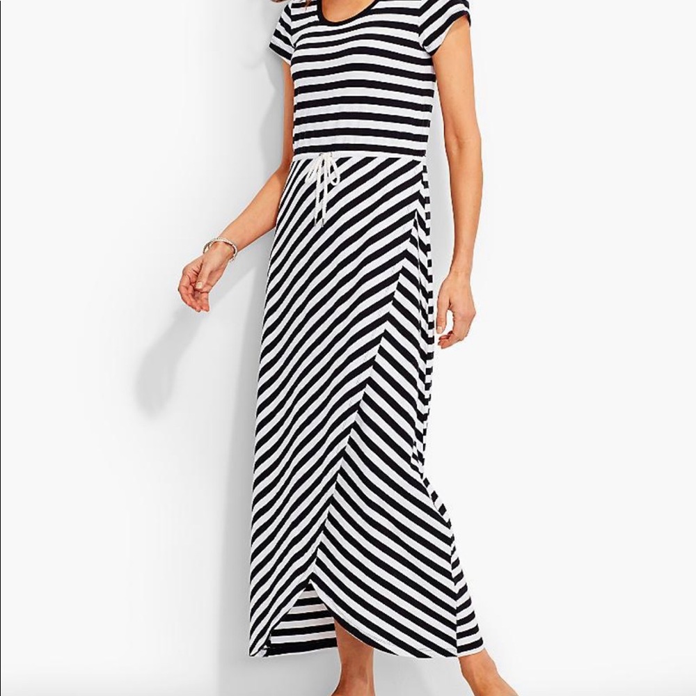 Talbots Striped Maxi Dress